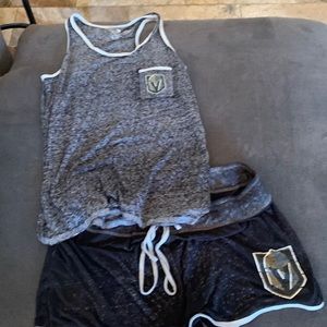 Las Vegas golden knights pajama set
